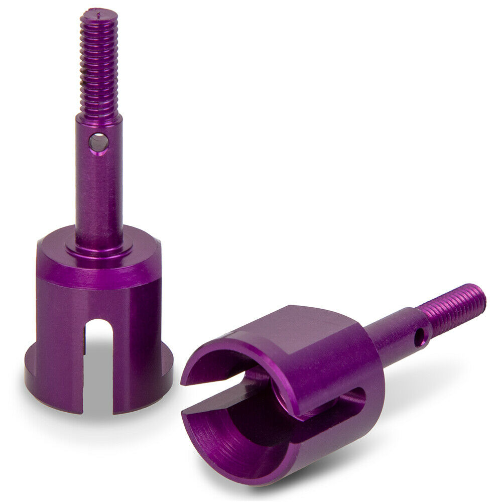 Wheel Axle Replacement PURPLE Aluminium For Tamiya TT01 TT02